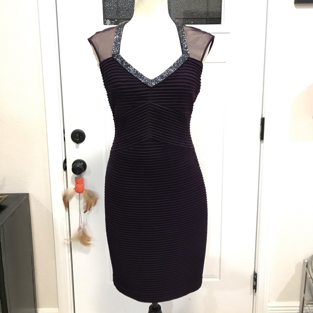 Calvin Klein Cocktail Dress w/ Beading